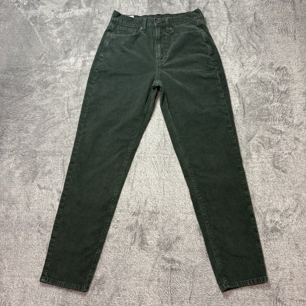 American Eagle AEO Green Corduroy Skinny Pants Women Size 2 Stretch Jeans